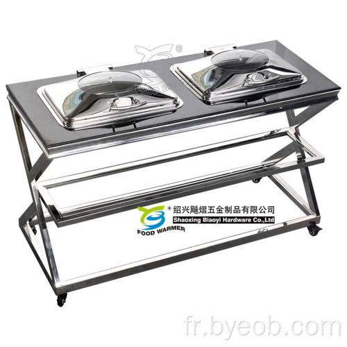 Buffet Chafer avec Chafing Dish Table